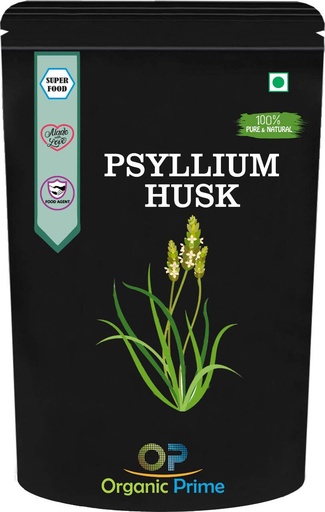[BRSRM2QRO4AQGCTL] Psyllium Husk/Isabgol Husk (Sat - Isabgol) Fibre Support - 500 GM by Organic Prime