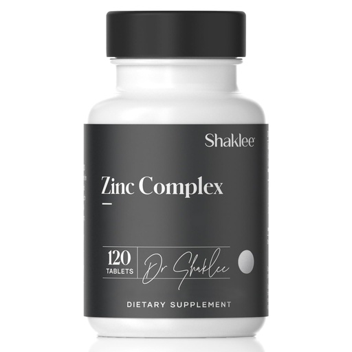 [BRSRAEINOV5RY3DO] Shaklee - Zinc Complex - Boosts Enzyme Activity, Protein Synthesis - 120 Tablets