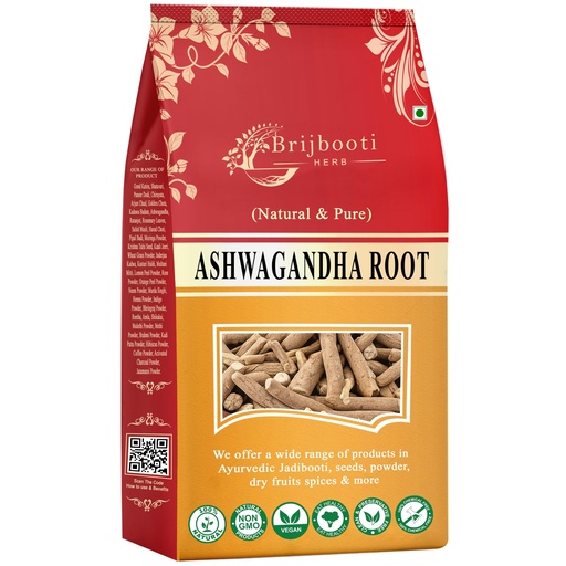 [BRSWGFL6PMCGYC3Z] BIRJU MAHAVIR Ashwagandha Root, 1 Kg, Natural (BMKB-303)