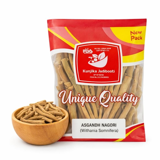 [BRSRGAAKOUCBMEL7] Asgandh Nagori Whole Root (Ashwagandha Root) – Premium Nagori Asgandh Jad, Natural Ayurvedic Herb for Traditional Wellness, Herbal Kadha & Powder Preparation – 100% Pure & Natural - 100 gm