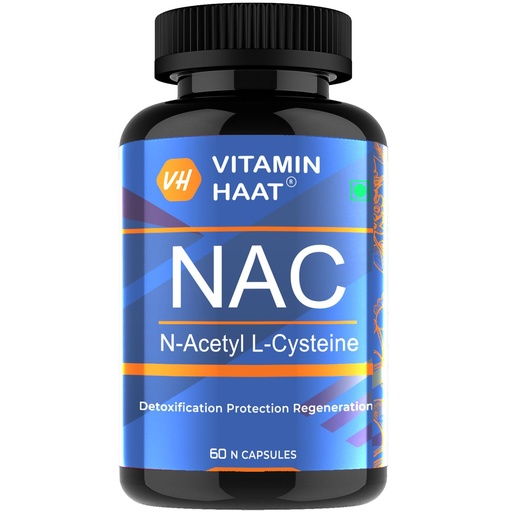 [BRSWGHA3DN7GM3QV] NAC Supplement 600mg | N Acetyl L Cysteine Capsules | Glutathione Precursor | Antioxidant & Respiratory Wellness Support | 60 Capsules by VitaminHaat