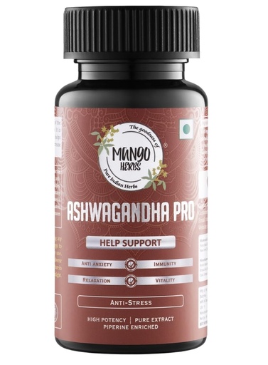 [BRSRMAD4CEORUE3V] Ashwagandha Pro | 100% Root Extract with Piperine | Supports Stress, Energy, Immunity & Vitality | 90 Veg Capsules