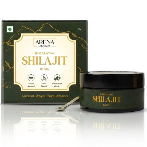 [BRSREBQEOBYWOF33] Original Kashmiri Shilajit Resin -20g | 85% Bioactives | Lab-Tested | Pure Himalayan Shilajeet for Energy, Stamina & Immune Support