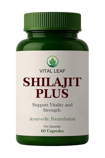 [BRSREZIPC4AWKDLL] Shilajit Plus | Blend of Shilajit, Ashwagandha, Safed Musli & Gokshura | 60 Capsules | Ayurvedic Ingredients