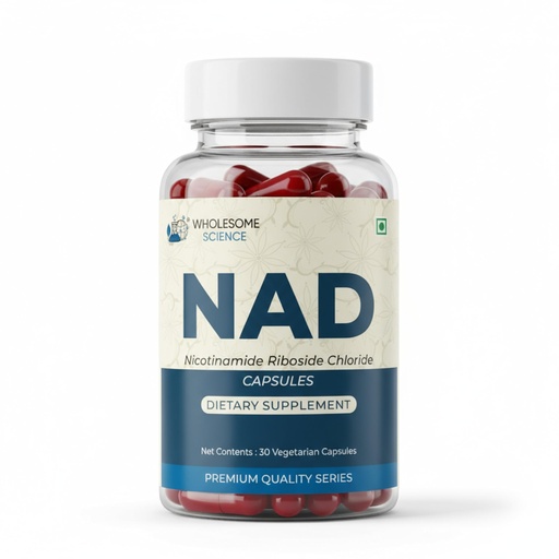 [BRSRYZQHBN6W233U] NAD+ Nicotinamide Riboside Chloride Capsules 300mg | 30 Vegan Capsules | NAD Supplement for Cellular Energy Support, Healthy Aging & Daily Wellness | Non-GMO, Soy-Free