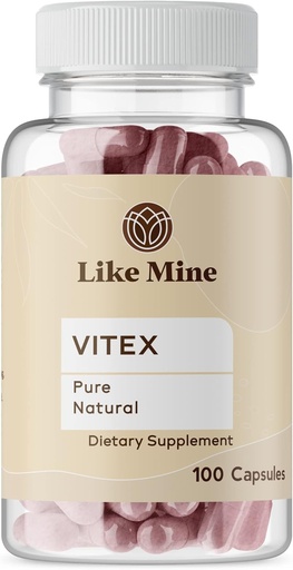[BRSRMCQLAAHRADY4] Como Mine Vitex (100 cápsulas), Puro " Natural, No Aditivos o Fillers, Suplemento Herbal