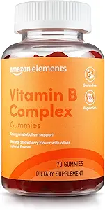 [BRSWGFT6CF6RE3TK]   Elements - B-Complex, Supports Immune and Normal Energy Metabolism, 70 Gummies, 70-Day Supply, Vegan, Adult, Non-GMO (Previously Revly)