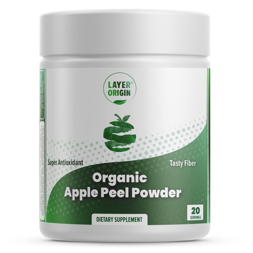 [BRSW2ZDYA54GGD3D] Organic Apple Peel Powder Boost Akkermansia and Bifidobacteria