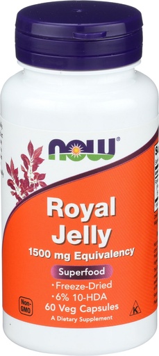 [BRSWIY3QB4OR2YAV] NOW Foods Jelly 1500Mg 60 Cap Royal, 60 CT