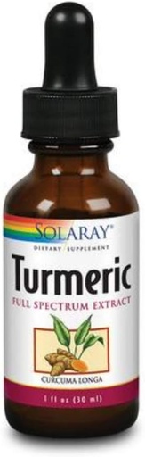 [BRSWI2T7OJ6AEHA5] SOLARAY Guaranteed Potency Turmeric Root Extract, Drops (Btl-Glass) | 1oz