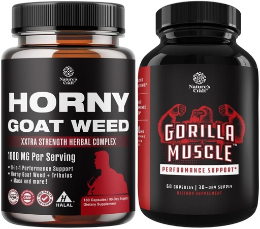[BRSRAZ35BUBQE3LV] Boyy Goat Black Maca Root, Tongkat Ali, Saw Palmetto & Panax Ginsengi Stamina & Enerji ve Ekstra Güçlü testosteron ATM - Erkekler için Kas Teşvik Tamamı