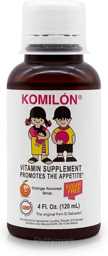 [BRSROHYPDMCQKDY7] Komilón-Dietary Supplement 4fl oz- Vitamins and nutrients para Estimula el apetito en los niños