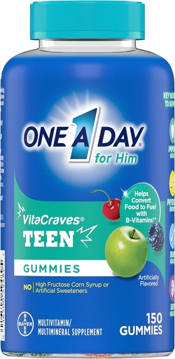 [BRSW2GIPOYGRUELP] One A Day Teen Boy 150ct (Packaging May Vary)