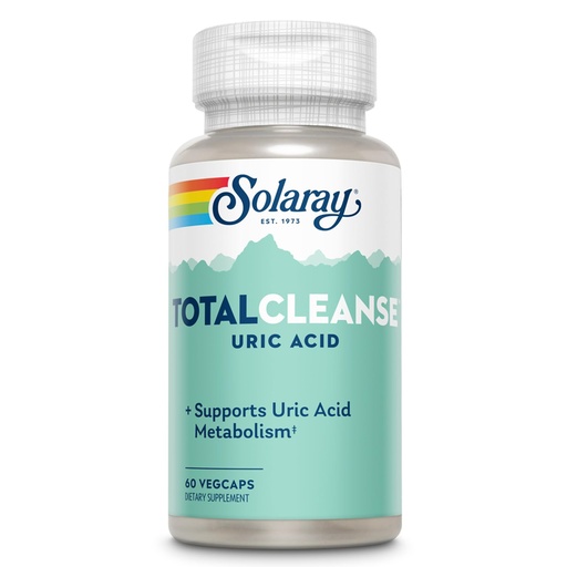 [BRSWIYYZDIJROG3O] Solaray Total Cleanse Uric Acid - Joint Health Supplement - Powerful Joint Support and Uric Acid Cleanse with Tart Cherry Extract, Celery Seed, Turmeric Extract - 60-Day Guarantee, 30 Serv, 60 VegCaps