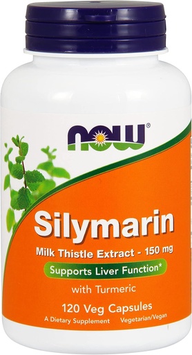 [BRSWIYYPOMNWG23E] Now Foods Silymarin 150mg, 120 VCaps (Pack of 2)