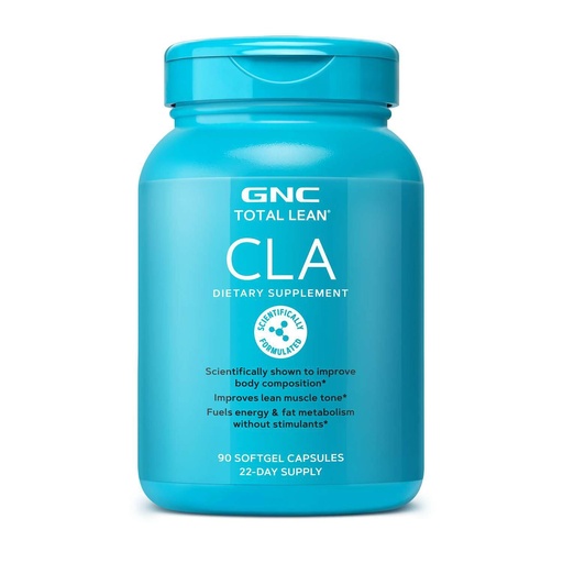 [BRSWGH34BNYQYDLU] GNC Total Lean Premium CLA 3-6-9 | Improves Body Composition & Muscle Tone, Fuels Energy Without Stimulants, Supports Cardiovascular & Joint Health | 90 Softgel Capsules
