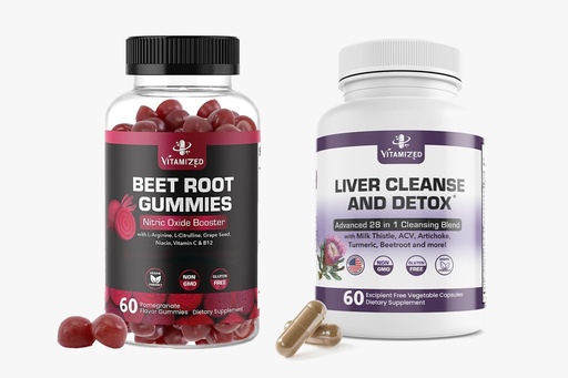 [BRSRAYIEAAIRACTV] Holistisk Wellness Combo: Leverstøtte & Beet Root Gummies