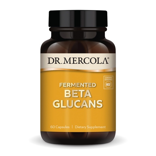 [BRSWGGAHDIIQY23V] Dr. Mercola Fermented Beta Glucans - Immune System Support - Beta-1,3-Glucan & EpiCor Yeast Fermentate - Vegetarian - Non-Dairy - Gluten-Free - 60 Capsules
