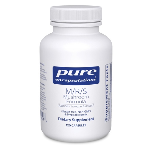 [BRSWIYQTPJ6QYYLK] Pure Encapsulations M/R/S Mushroom Formula | Hypoallergenic Supplement Promotes Immune Health and Provides Broad-Spectrum Physiological Support* | Shiitake, Reishi & Maitake | 120 Capsules