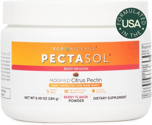 [BRSRAHAOOUPAGC3P] PectaSol Modified Citrus Pectin – 184g Berry Powder – Total-Body Health Supplement to Support the Heart, Immune System, Inflammation Response &amp; Healthy Aging + Maintain Healthy Galectin-3 Levels