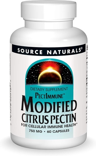 [BRSWIY35BN5G2YLE] Source Naturals PectImmune, Modified Citrus Pectin, For Cellular Immune Health*, 750mg - 60 Capsules