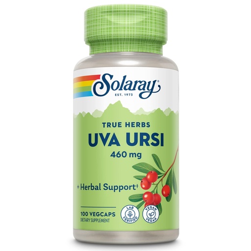 [BRSWIYQAO4GR2HTK] SOLARAY Uva Ursi Leaf 460 mg | Healthy Bladder, Kidney & Urinary Tract Function Support | Non-GMO | 100ct (Take 3 Daily)