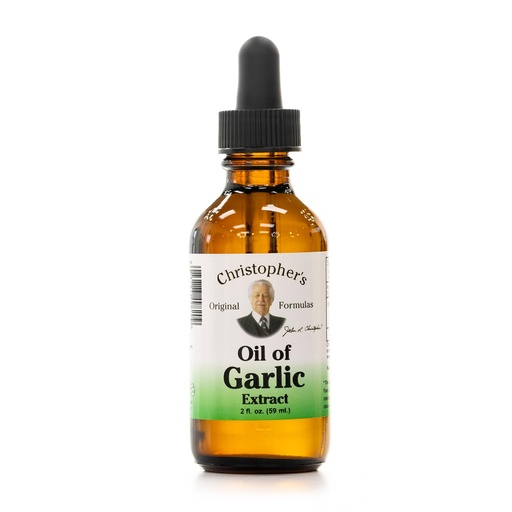 [BRSWIYQ5CIHAOCDM] Christopher's Original Formulas Oil of Garlic Extract 2 Ounces - Pack of 1 - Premium Herbal Supplement - Cold-Pressed & Pure Liquid Garlic Oil | Versatile Use