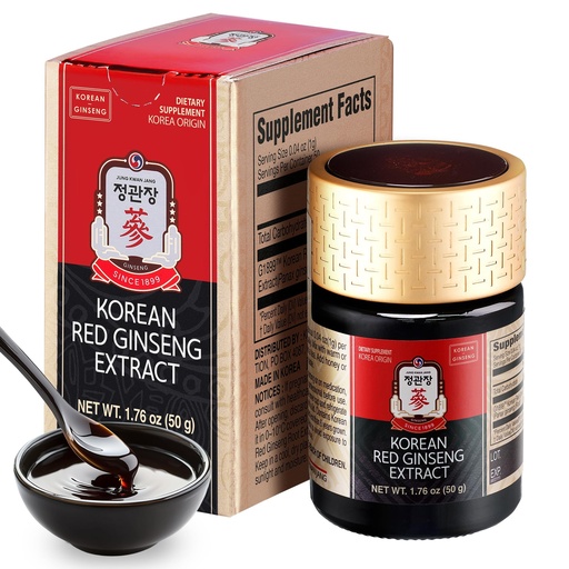 [BRSWIF36BAMRKC3A] JUNG KWAN JANG Korean Red Panax Ginseng Concentrated Extract 50g - Korean Ginseng Roots, Boosts Immune System, Energy, Stamina, Healing/Recovery, Focus/Fatigue