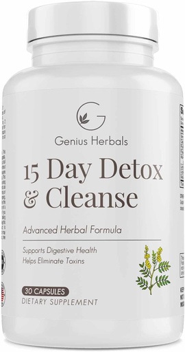 [BRSROFD4O4MB63Q7] 15 Gün Detox və Cleanse - Eliminate Toxins, Supports Digestive Health