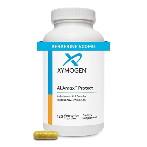 [BRSRMGQTCUOWKAL5] XYMOGEN ALAmax Protect - Berberine HCl & ALA Complex - Cellular Metabolic & Daily Wellness Support - Plant-Based & Non-GMO - 120 Capsules