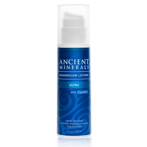 [BRSWECQRCF7QIC3J] Ancient Minerals Magnesium Lotion Ultra with MSM Pure Genuine Zechstein Magnesium Lotion for Topical Application (5oz)