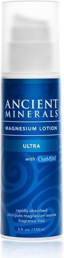 [BRSWECQRCF7QIC3J] Ancient Minerals Magnesium Lotion Ultra with MSM Pure Genuine Zechstein Magnesium Lotion for Topical Application (5oz)
