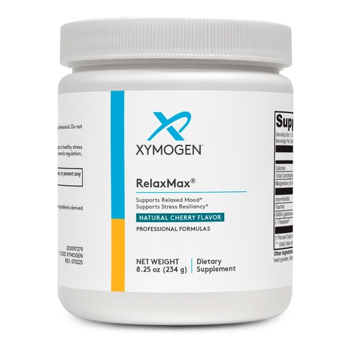 [BRSRMGQTCUMB633A] XYMOGEN RelaxMax - Magnesium Supplement for Neurotransmitter & Hormone Support - Nutrient-Rich Drink Mix to Promote GABA Production - Cherry