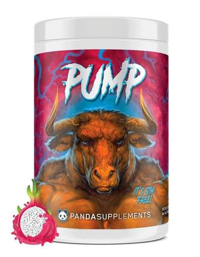 [BRSRMAQ7C4NB4DQZ] Underground Bio Labs Panda Supps Pump, Pre-Workout, No-Clump Formula w/10G L-Citrulline Malate, Alpha GPC, Lions Mane,CognatiQ™,VasoDrive-AP® 40 Scoops (Rainbow Dragonfruit)