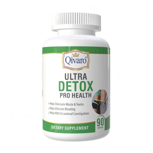 [BRSWGEL6PIJWMETL] Ultra Detox Pro Health - Detox Cleanse Supplement - Constipation Relief & Body Detox Pills with Psyllium Husks, Apple Pectin Powder & Glucomannan Powder - Fiber Supplement - 90 Capsules