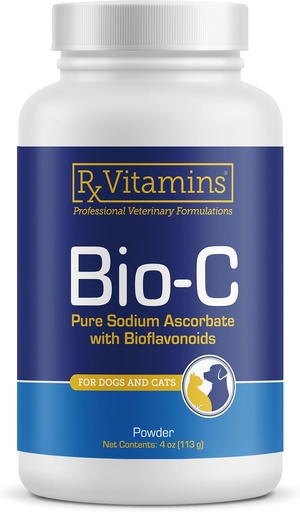 [BRSROCT7DMOROHL5] Rx Vitamins Bio-C - Vitamin C for Dogs and Cats - with Lemon Bioflavonoids for Allergy Relief - Immune Support Supplement - Promotes Healthy Coat and Skin - Joint Supplement - 4 oz