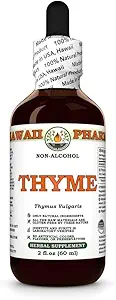 [BRSRAH35CF7GYF34] Thyme Alcohol-Free Extract, Glycerite for Antioxidant Support, Promotes Respiratory Comfort, Boosts Immunity, Nourishes Skin & Hair, Supports Natural Defense - 2 fl.oz