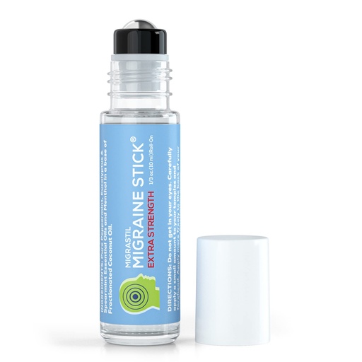 [BRSRM2T5AR5AO3QV] Basic Vigor Migrastil Extra Strength Migraine Stick Advanced Formula, Strong Aromatherapy Roll On Includes Menthol, Essential Oils, No Lavender, Made in The USA.