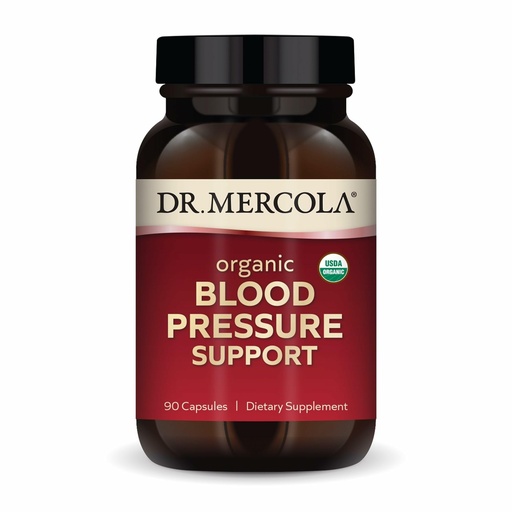 [BRSWGAIPBENRSFY7] Dr. Mercola Organic Blood Pressure Support - Supports Healthy Circulation - High-Potency Grape Seed Extract - Non-GMO & Soy-Free - 90 Capsules (90 Servings)