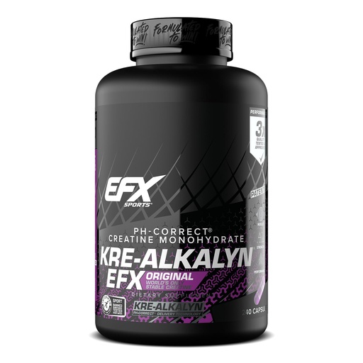 [BRSWIY3YOQJQMAL4] EFX Sports Kre-Alkalyn EFX | pH Correct Creatine Monohydrate Pill Supplement | Strength, Muscle Growth & Performance | 120 Servings, 240 Capsules