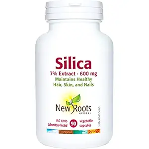[BRSWIAQ4DN5QKGTO] NEW ROOTS HERBAL Silica 7% Extract 600Mg, 90 CT