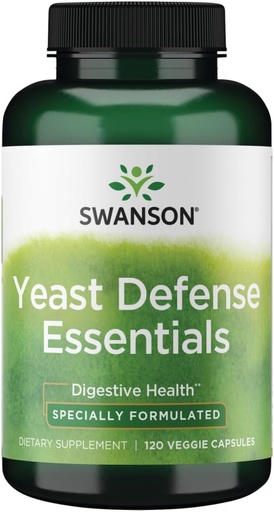[BRSWICYCAYFGGGTK] Swanson Yeast Defense Essentials 200 Million Cfu 120 Veg Capsules