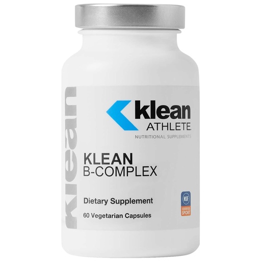 [BRSWYEIYDF6QACQV] Klean Athlete Klean B-Complex | Supports Energy Production, Cardiovascular Function, and Normal Cellular Functions | NSF Certified for Sport | 60 Vegetarian Capsules
