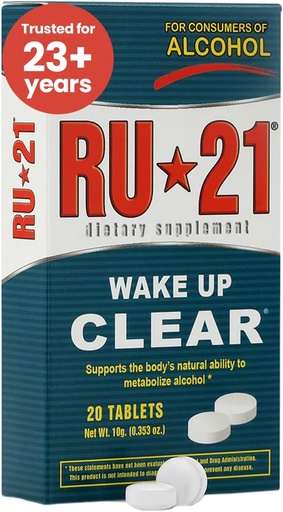[BRSWGELQDIIWKF34] The Supplement for When You Want to Drink & Go to Work The Next Morning | Feel Better After Celebrating & Support Your Liver | Trusted for 23+ Years | Made in USA (20 Pills, 10 Servings)