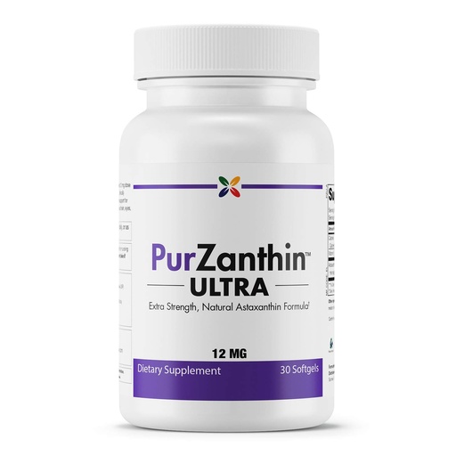 [BRSWKHD5BZYBYYD6] Stop Aging Now PurZanthin Ultra Natural Astaxanthin 12 MG Softgels (1 Pack)