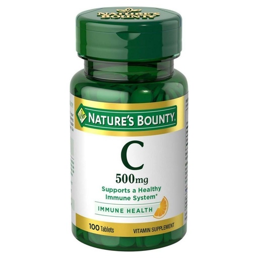 [BRSWIYYOAAOGK2YV] Nature's Bounty Vitamin C 500 mg Tablets 100 ea (Pack of 6)