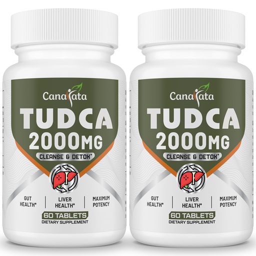 [BRSROH32OUHBEADH] TUDCA Liver Supplements 2000mg - Strong Bile Salts Support Liver Detox & Cleanse - Liver and Gallbladder Health Formula-Easy to Swallow Tablets-60 Days Supply