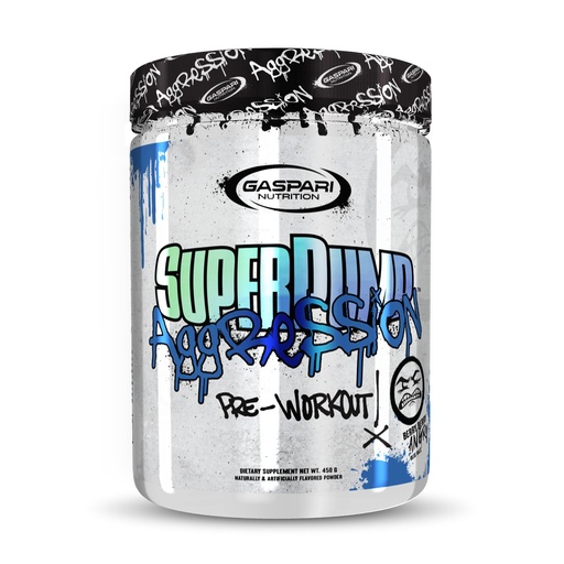 [BRSRMEDROUFRE2YZ] Gaspari Nutrition SuperPump Aggression Pre-Workout: Energy, Focus, Endurance, Recovery, Creatine and Caffeine (40/20 Servings, Berry Berry Angry)