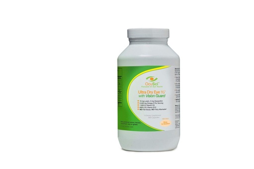 [BRSWIBLRAUDGOC34] Formulated for Dry Eyes - 1700mg Triglyceride Omega-3 + EPA & DHA, Lutein,Zeaxanthin, B12, D3-60 Servings (Ultra Dry Eye, UDEVG - 1 Month Half Size)