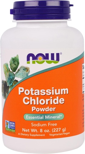 [BRSWIYQ6CAMWEDTA] Now Foods: Potassium Chloride Powder Table Salt Substitute, 8 oz (2 pack)